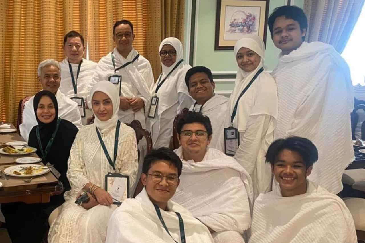 Anies dan Ganjar Bertemu di Mekkah Saat Beribadah Haji