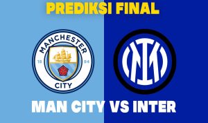 Prediksi Man City vs Inter Milan Final Liga Champions, Peluang City 74,1%
