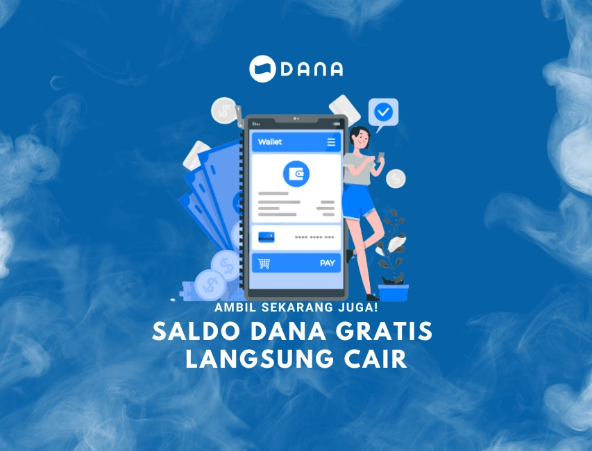 Saldo DANA Gratis sampai 100 Ribu, Klik Link Ini Sekarang!