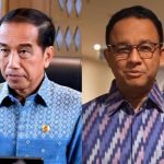 Denny Indrayana menuding ada andil Presiden Jokowi terkait akan ditetapkannya Anies Baswedan sebagai tersangka korupsi oleh KPK. Kolase foto Instagram/@jokowi dan @aniesbaswedan.