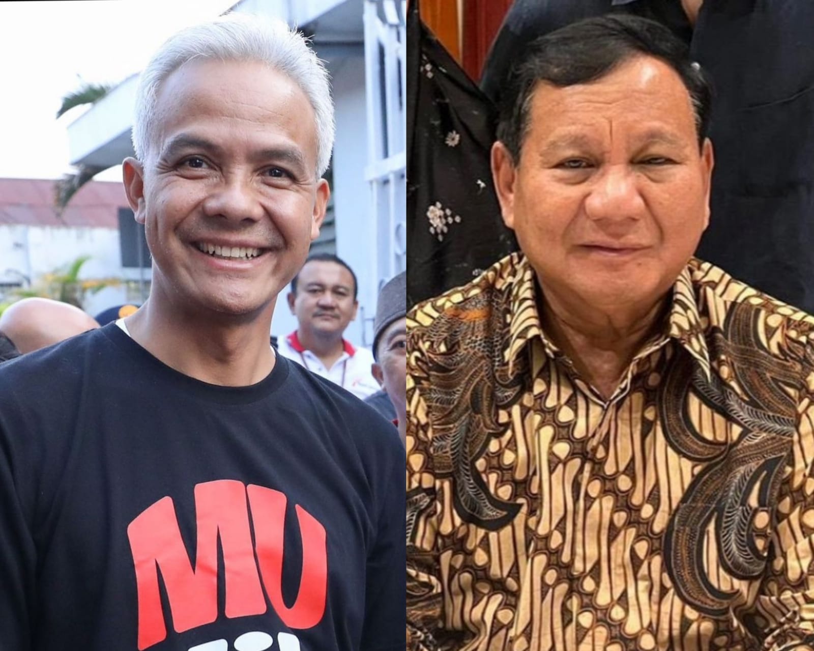 Elektabilitas bakal Capres PDIP, Ganjar Pranowo dan Prabowo Subianto disoroti Analis politik Ipsos Public Affairs Arif Nurul Iman. Kolase foto Instagram/@ganjar_pranowo dan @prabowo.