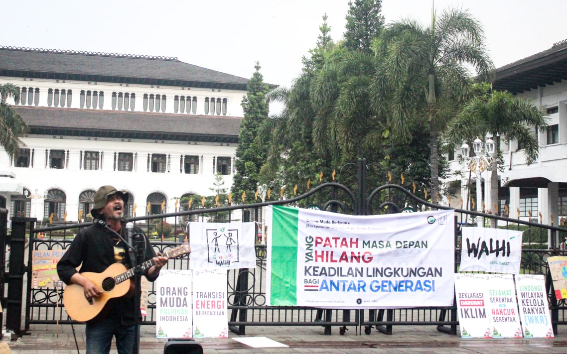 Pemuda Jabar Tuntut Keadilan Lingkungan antar Generasi