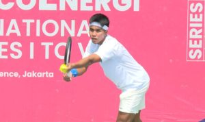 Rifqi Fitriadi Plays in The Second Week of Harum Energy World Tennis Tour