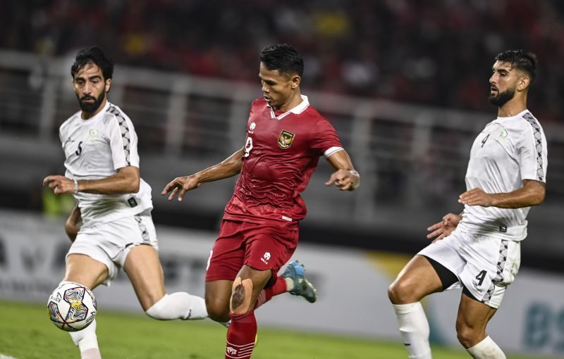 Pertandingan Sengit, Hasil Akhir Indonesia vs Palestina Imbang