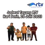 Jadwal Tayang RTV Senin, 26 Juni 2023