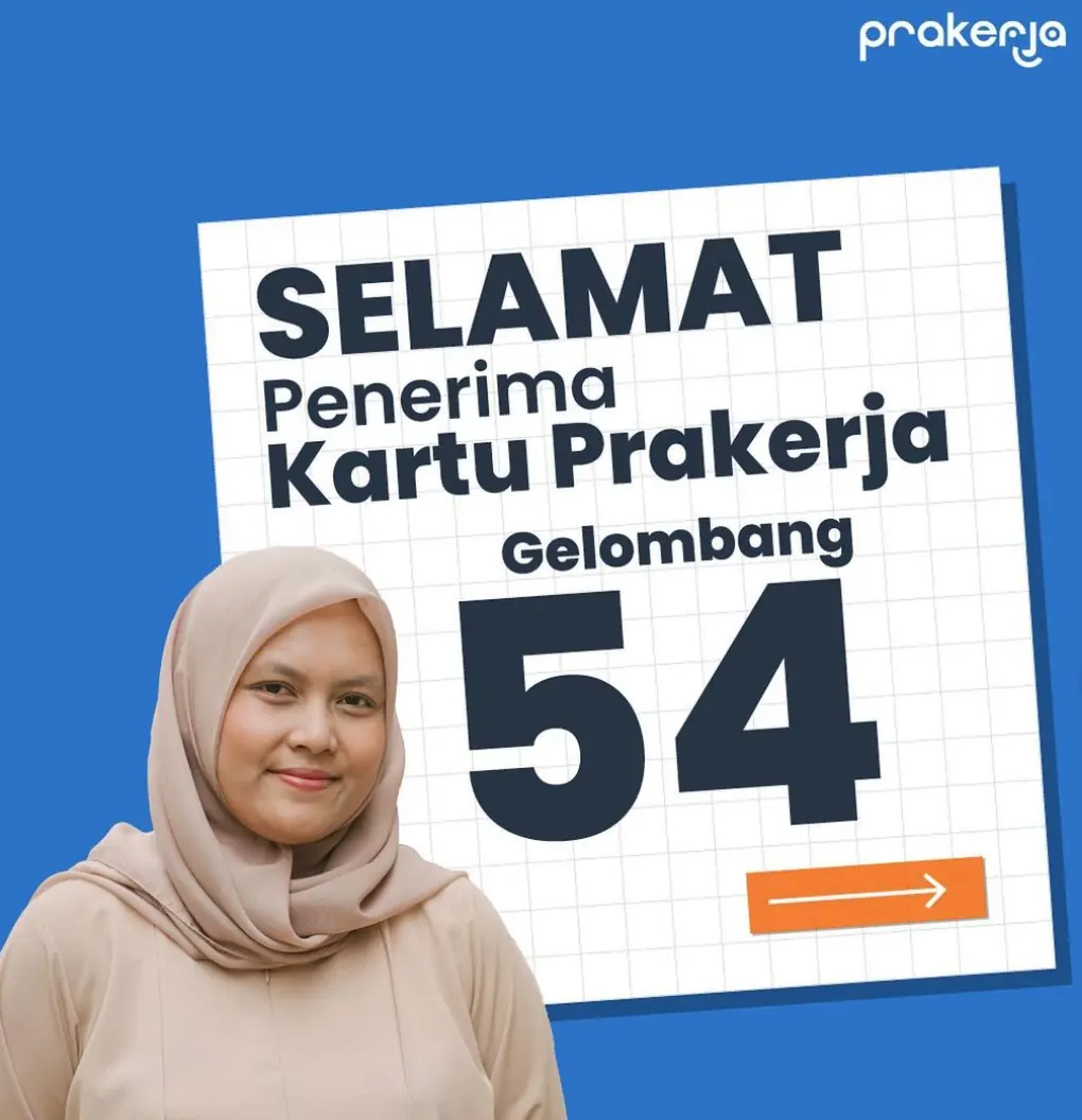 Cara Cek Penerima Kartu Prakerja Gelombang 54, Login di Sini