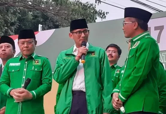 Menjelang Pemilu 2024, Plt Ketua Umum Partai Persatuan Pembangunan (PPP), Muhamad Mardiono mengubgkapkan soal "efek hoki Sandiaga Uno". ANTARA/Narda Margaretha Sinambela.