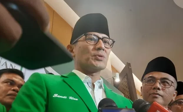 Menparekraf, Sandiaga Uno resmi ditetapkan sebagai Ketua Bapilu Pemilu 2024 oleh Partai Persatuan Pembangunan (PPP). ANTARA/Narda Margaretha Sinambela.