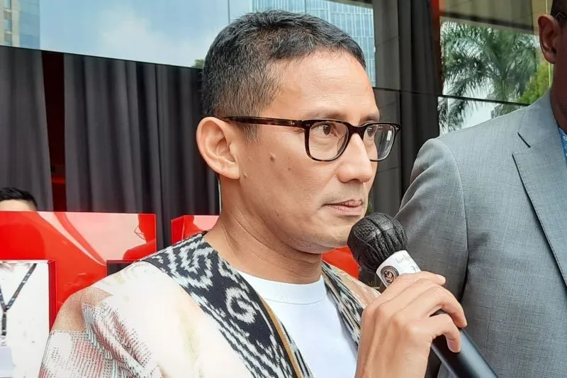 PPP menyampaikan bahwa posisi Menparekraf, Sandiaga Uno setelah diresmikan pada Rabu, 14 Juni 2023 hari ini akan diumumkan dalam Rapimnas. ANTARA/Lia Wanadriani Santosa.