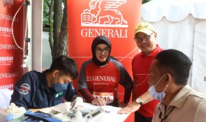 PT Asuransi Jiwa Generali Indonesia (Generali Indonesia) ambil bagian sebagai offocial patner Borobudur Marathon 2023.