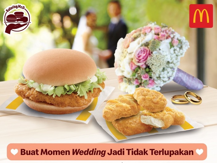 Paket Wedding McD Terbaru, Bisa Jadikan Momen Pernikahan Lebih Bermakna dengan Harga Terjangkau/ Tangkap Layar @mcdonaldsid