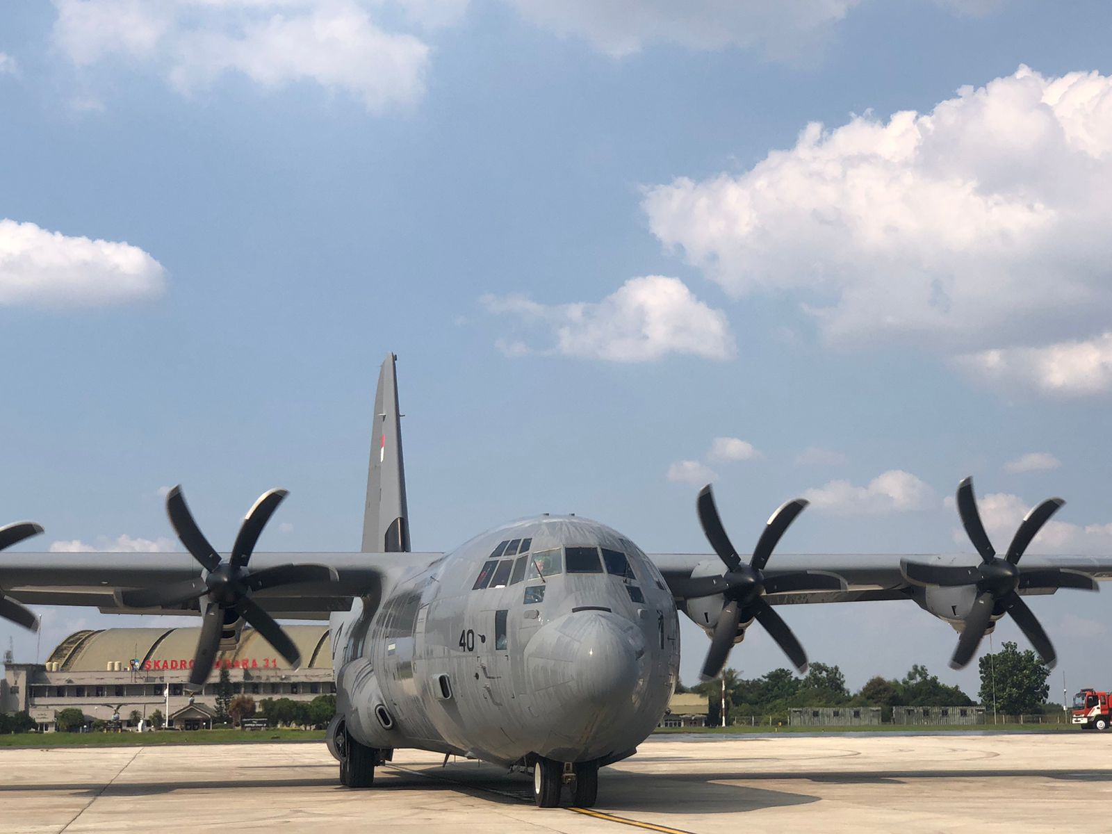 Pesawat C-130J Super Hercules TNI AU Kedua Tiba di Indonesia