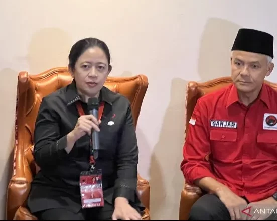 Puan Maharani sebut calon Presiden yang diusung oleh PDIP, Ganjar Pranowo sepakat memiliki visi misi yang selaras Presiden Jokowi. ANTARA/Putu Indah Savitri.