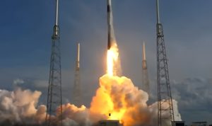 Satelit SATRIA-1 Sukses Diluncurkan/Foto: Tangakpan Layar YouTube (Kemkominfo TV)