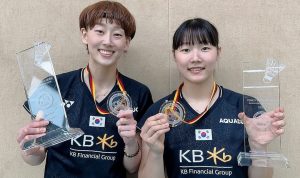 Pasangan Ganda Putri Korea Baek/Lee Berhasil Raih Juara Turnamen BWF Super 1000 Perdananya di Indonesia Open 2023