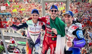 Pecco Bagnaia Juara MotoGP Italia 2023, Ducati Sapu Bersih Podium!