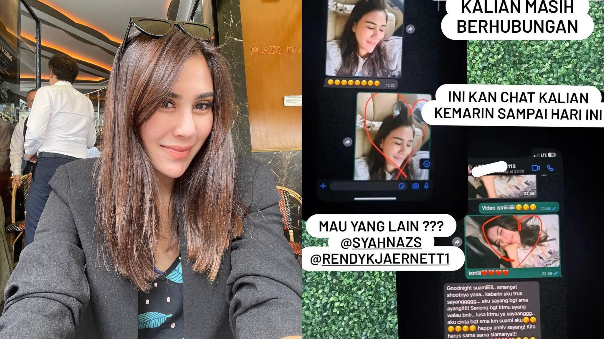 Kaget! Syahnaz Sadiqah Diduga Selingkuh dengan Rendy Kjaernett, Sang Istri Sah Ungkap Kronologinya!