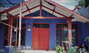 Kondisi bangunan Mako Damkar Poswil Cililin, Kabupaten Bandung Barat yang memprihatinkan. Selasa (12/23). Dok Jabarekspres