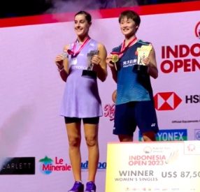 Chen Juara Indonesia Open 2023, Hentikan Kebangkitan Calorina Marin pada Ajang Final