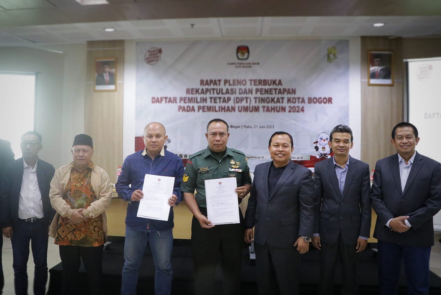 Tok! KPU Kota Bogor Tetapkan 800.181 DPT untuk Pemilu 2024 / Yudha Prananda