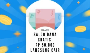 Saldo DANA Gratis Rp 50.000 Langsung Cair , Klaim di Sini!