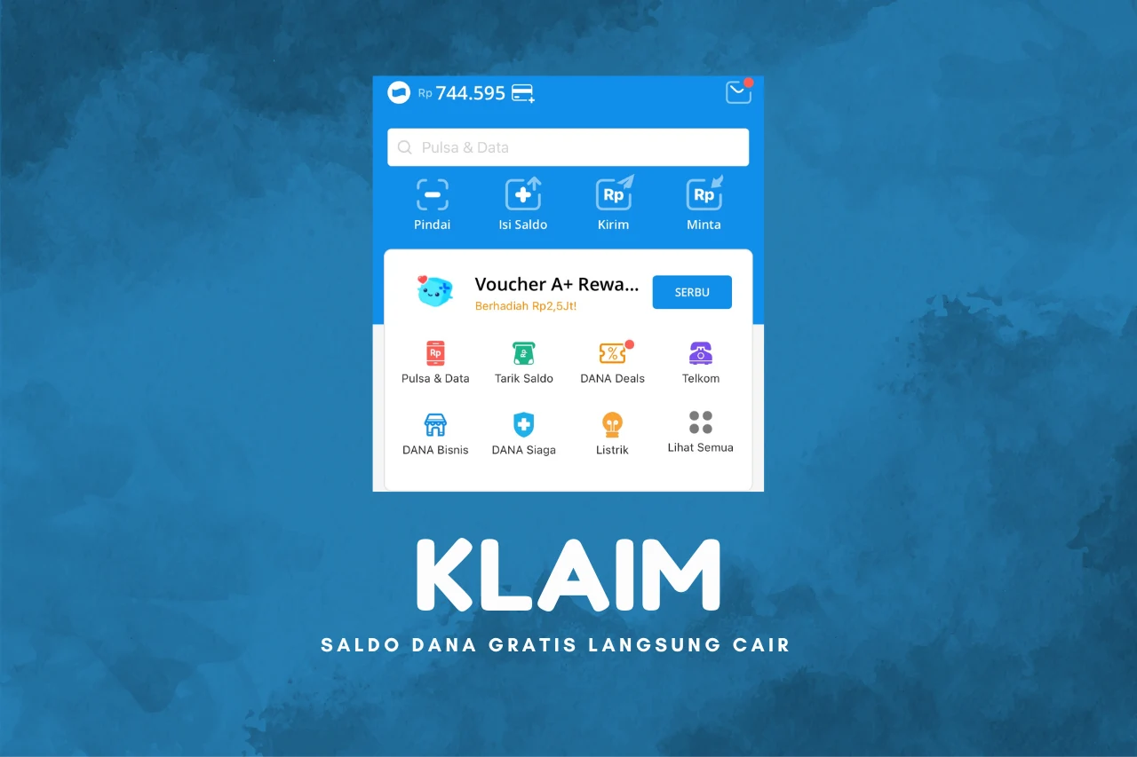 KLAIM! Saldo DANA 100.000 Gratis dari Link Kaget