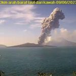 Mount Anak Krakatau Erupted Seven Times!