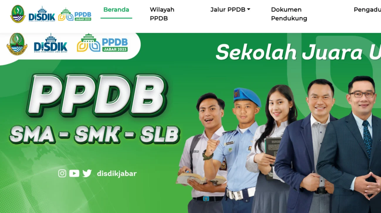 Link Daftar PPDB Jabar Lengkap dengan Pesyaratan dan Tahapan