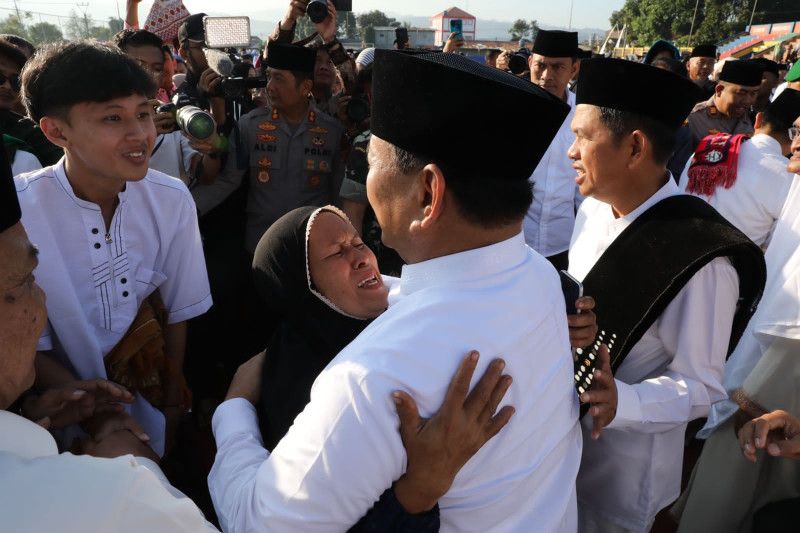 Prabowo Salat Idul Adha di Cimahi, Animo Masyarakat Melejit!