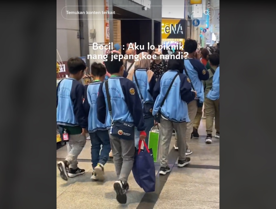 Viral di TikTok Video Siswa SD Study Tour ke Jepang! Netizen: Spil Biayanya