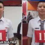 SIswa SMA yang batal menjadi tim Paskibraka Nasional di Sultra. (Instagram)