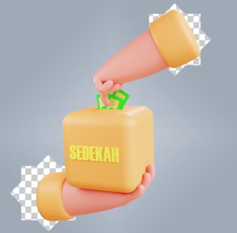 Ilustrasi manfaat sedekah yang rutin dilakukan umat muslim. (freepik)