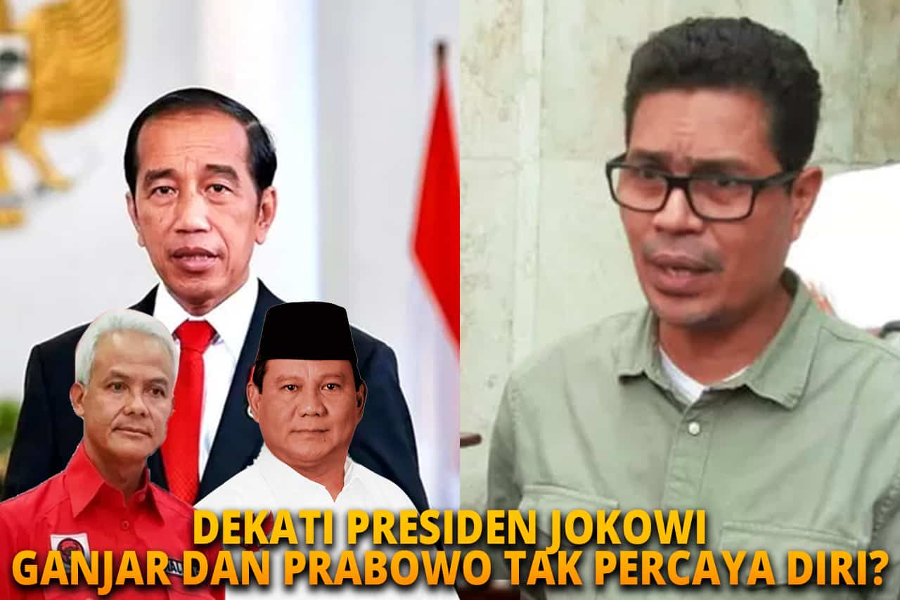 Faizal Assegaf Kritisi Ganjar dan Prabowo yang Berebut Dukungan Presiden Jokowi