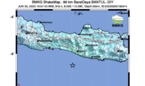 BMKG imbau masyarakat untuk berhati-hati terkait potensi gempa susulan di Bantul, Daerah Istimewa Yogyakarta (DIY). BMKG