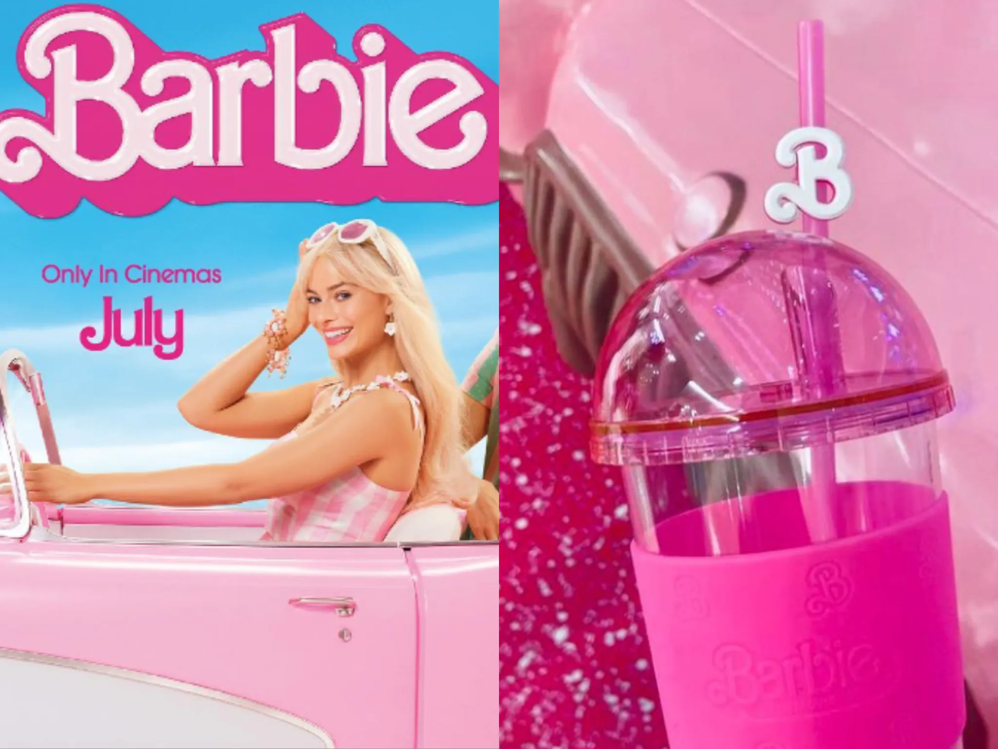 Film Barbie Tayang Hari Ini dan Dapatkan Merchandaise Tumbler Eksklusif di CGV/ Kolase Instagram @cgv.id