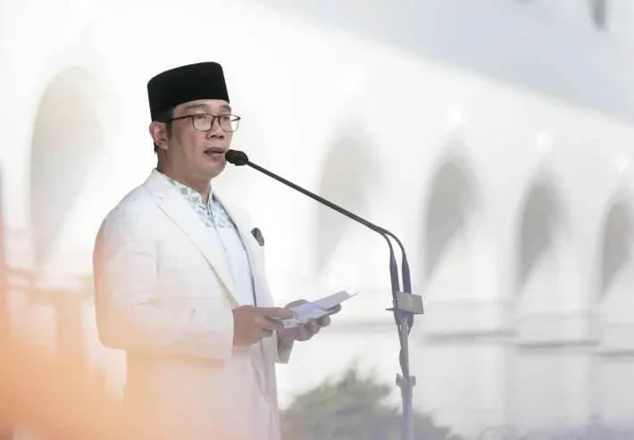 Gubernur Jabar Ridwan Kamil mengatakan polemik Ponpes Al Zaytun akan disampaikan pekan depan oleh Menko Polhukam. Humas Pemprov Jabar.