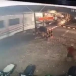 Evakuasi Lokomotif Brantas Selesai, PT KAI Pastikan Jalur Kereta Api di Semarang Sudah Bisa Dilalui. Tangkap layar CCTV.