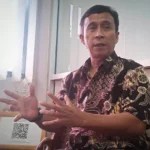 Ketua Panitia Seleksi pendaftaran calon Direktur Utama Perumda BPR Bank Kota Bogor Periode 2023-2023, Hanafi. (Yudha Prananda / Jabar Ekspres)