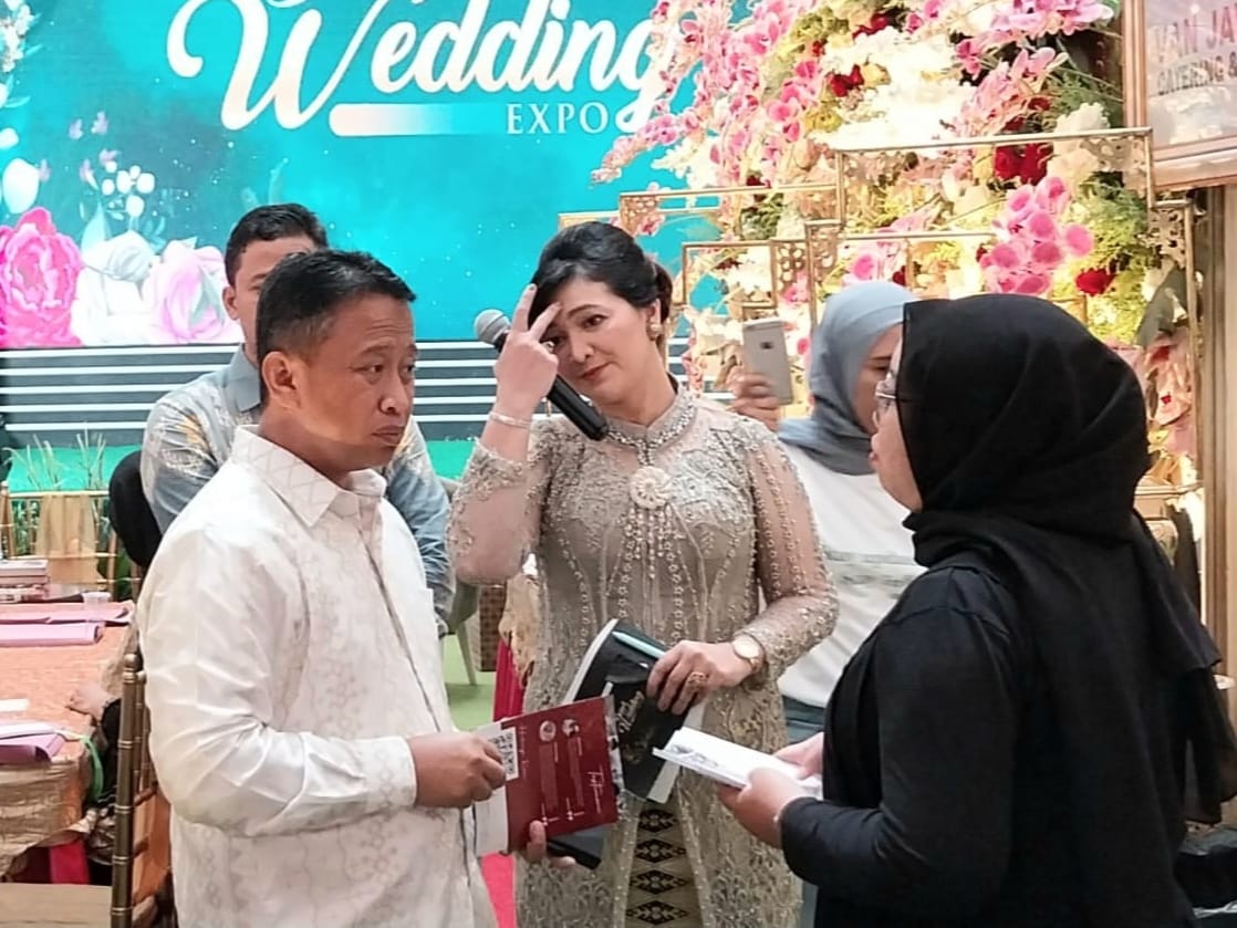 Pelaku usaha wedding di Depok, Jawa Barat kebanjiran pelanggan di tengah musim pernikahan setelah dicabutnya kebijakan PPKM. Jabar Ekspres/Rubiakto.