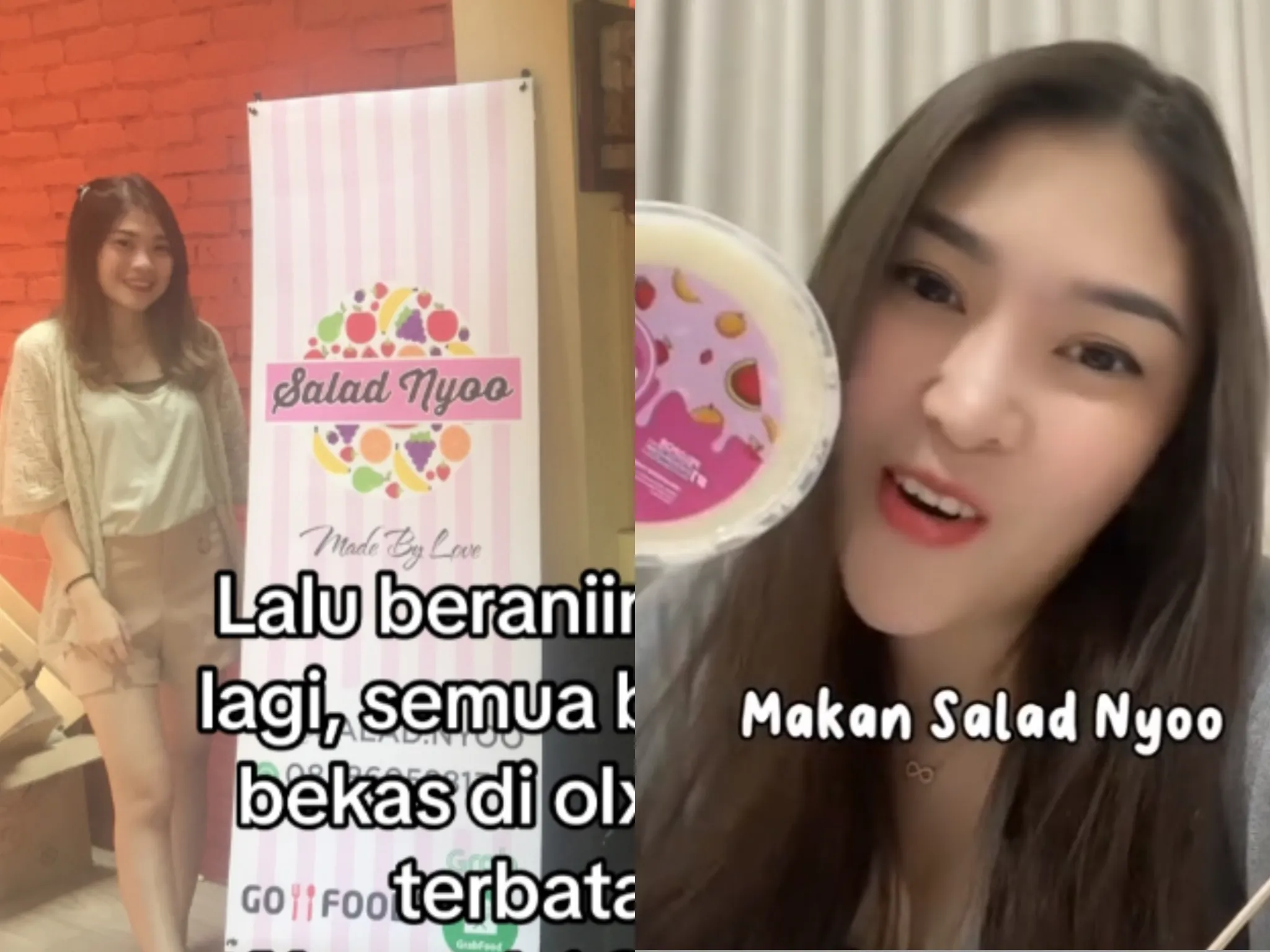 Pemilik Salad Nyoo/ Kolase TikTok @yolanyoo