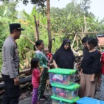 Polres Sukabumi Kota Ringankan Beban Warga Korban Kebakaran di Tonjong Sukabumi