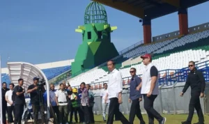 Setelah dari Pasar Cihapit, Presiden Jokowi Kunjungi Stadion Si Jalak Harupat Cek Persiapan Piala Dunia U-17