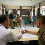 Sosialisasi Tanda Tangan Elektronik (TTE) di Kantor Kecamatan Cimahi Utara diikuti oleh seluruh lurah dan pejabat kecamatan. (Foto: Cecep Herdi/Jabat Ekspres)