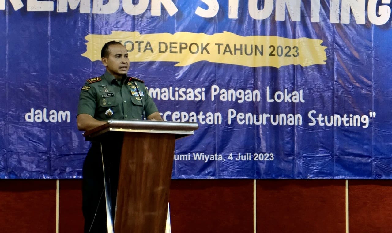 Bidik Zero Stunting, Dandim 0508/Depok Targetkan Tak Ada Lagi Kasus Baru di 2024 / Istimewa