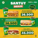 Promo Subway Santuy Deals, Klaim Sekarang!