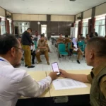Sosialisasi Tanda Tangan Elektronik (TTE) di Kantor Kecamatan Cimahi Utara diikuti oleh seluruh lurah dan pejabat kecamatan. (dok)