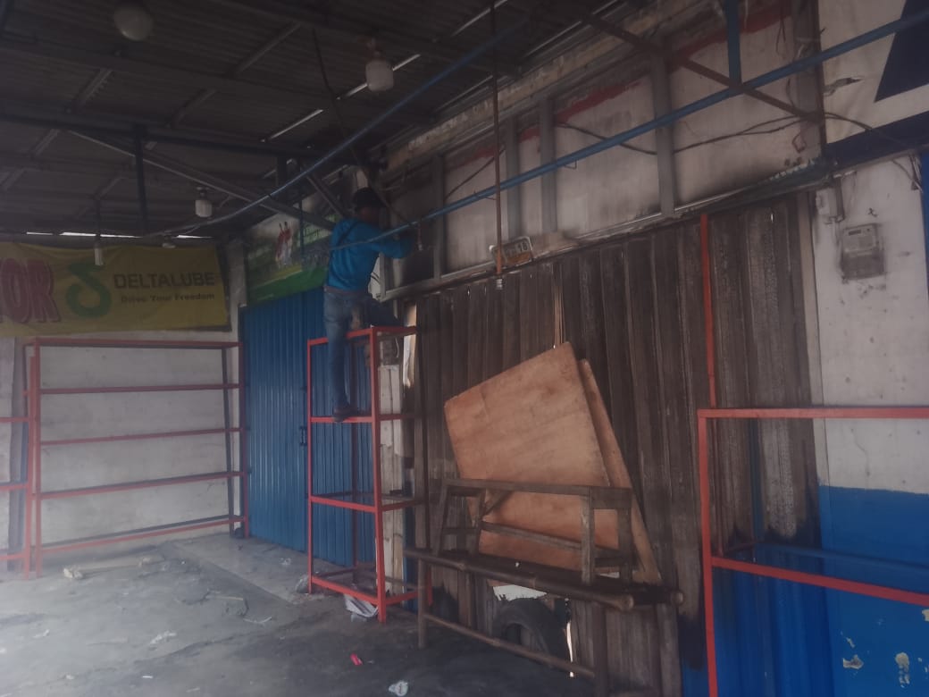 Sebuah Bengkel di Dekat Sirkuit Sentul Bogor Terbakar