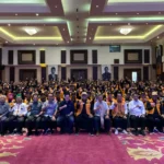 BP2MI Resmi Kukuhkan Kawan PMI dan Perwira PMI lawan Sindikat Ilegal di Hotel Grand Sunshine, Soreang, Kabupaten Bandung, Sabtu (22/7/2023). Foto Agi Jabarekspres