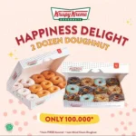 Promo Krispy Kreme, Bayar 100K Dapat 2 Dozen Doughnut!