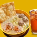Ilustrasi bahayanya makan bakso dan minum teh secara bersamaan. (instagram)